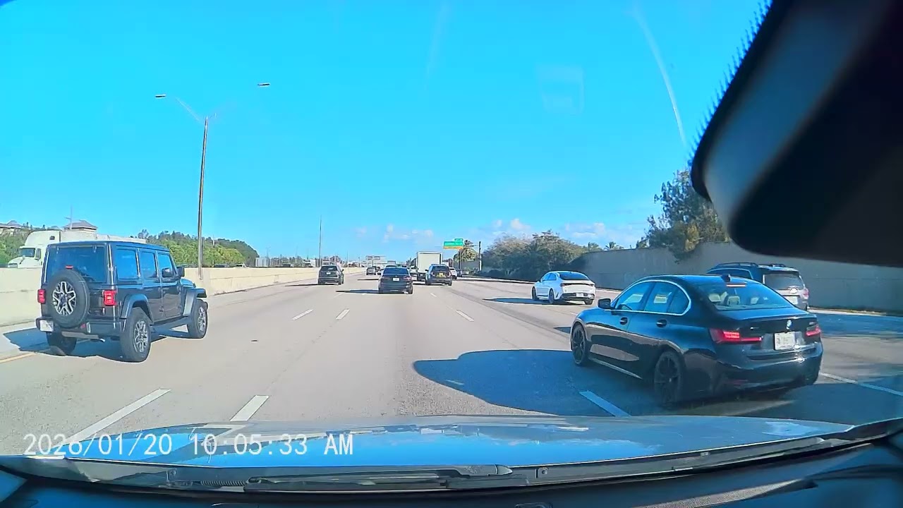ICE Everywhere in Florida?! Dashcam Captures the Moment Drivers Panic