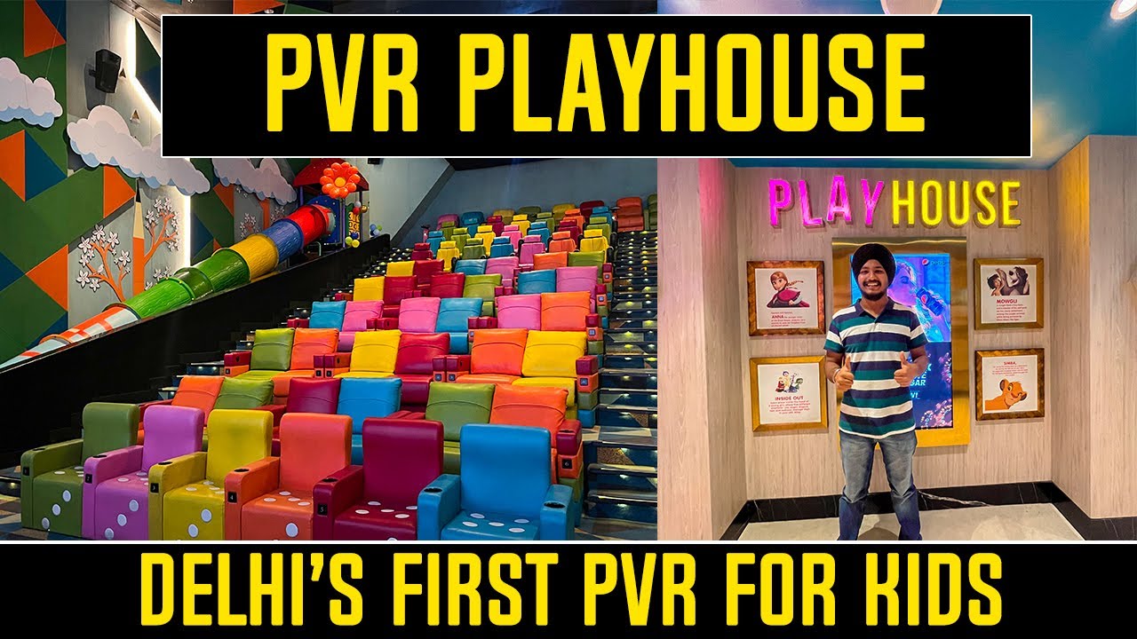 Delhi's One & Only Pvr Desing For KIds😍 - PVR Playhouse | बच्चों का सिनेमा हॉल - Detalied Vlog