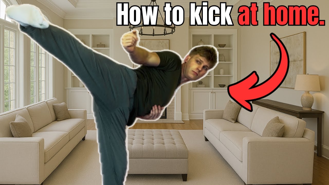 How to train kicks AT HOME…