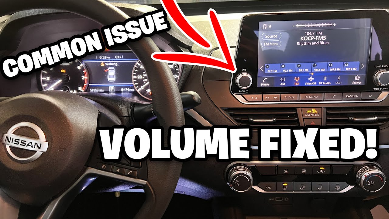 NISSAN ALTIMA Volume Knob Jumping Issue Fixed 2023
