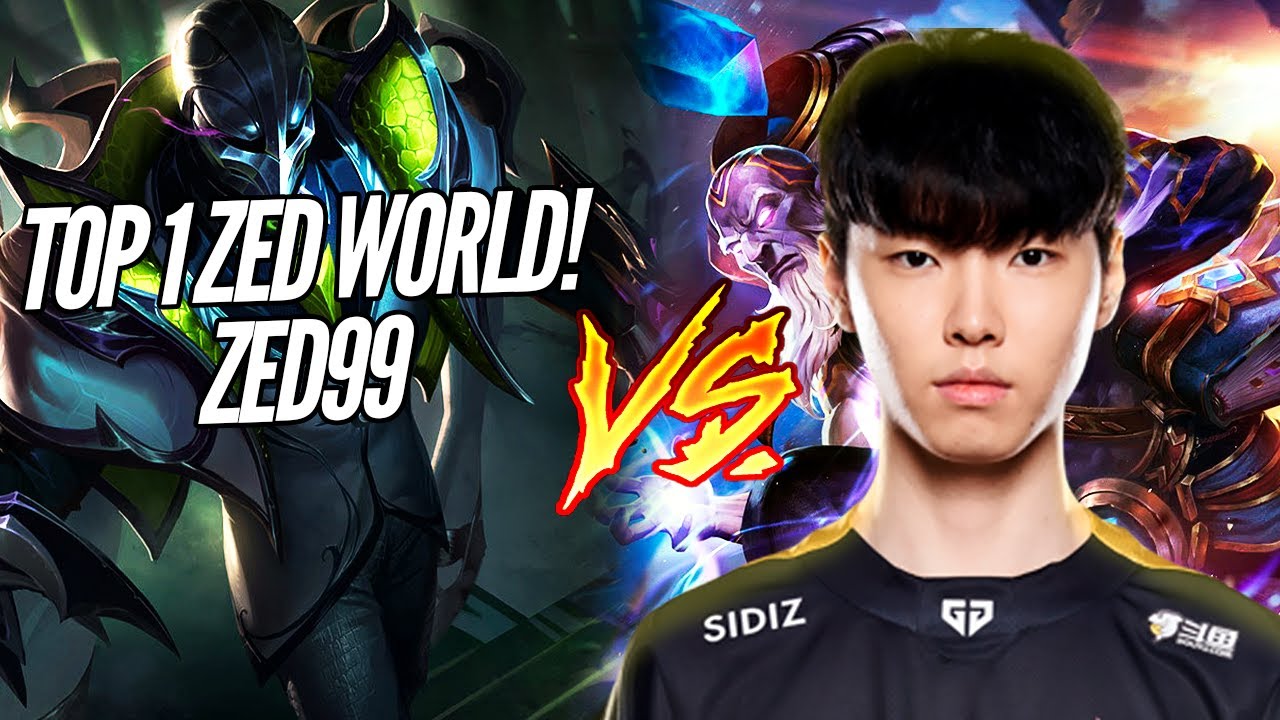 COMO JOGA O TOP 1 ZED WORLD, ZED99 VS CHOVY, KR SOLOQ!