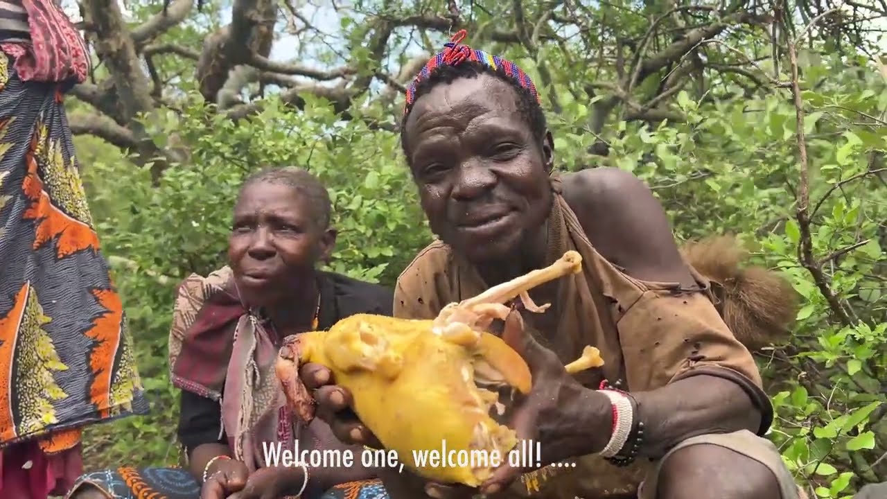 juST aNOThER dAy iN hADza LanD, aFrIcA HadzaBe tRiBe HuntINg, CoOkiNG tRiBE In thE wILDERNESS