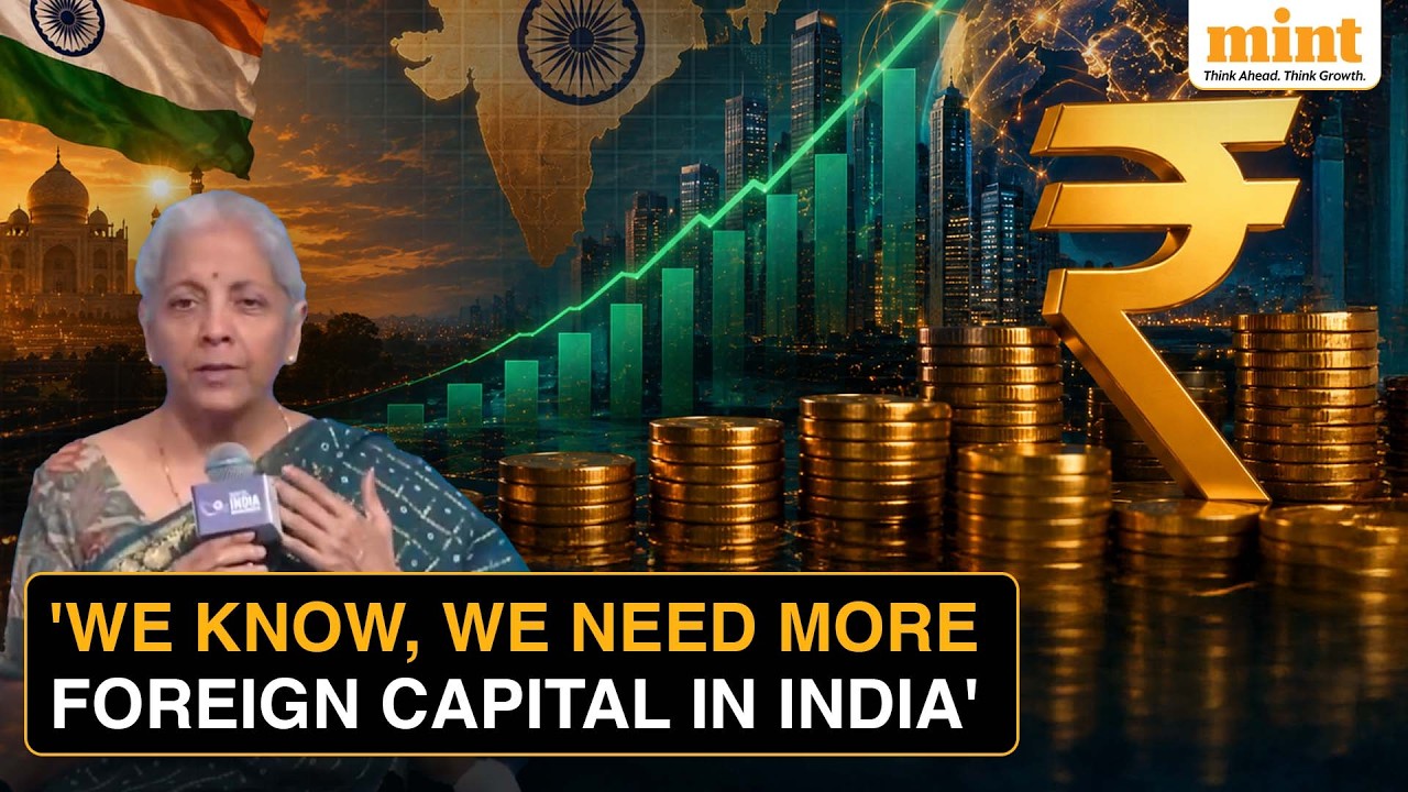 FM Nirmala Sitharaman odpowiada na pytanie Raamdeo Agrawala dotyczące inwestycji FII, m&oacute;wi...