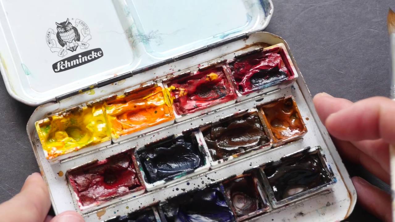 Colour Contamination in Watercolor Pan Boxes