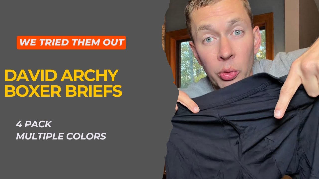 DAVID ARCHY Men's Underwear Boxer Briefs - We tried them out.