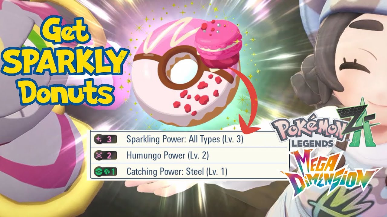 How to get Specific Hyper Berries and make Sparkly/Shiny Donuts for Shiny Hunting Pokémon Legends ZA