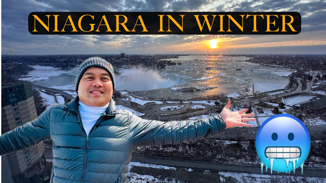 Niagara Falls Winter Experience ❄️ Buffalo to Canada Travel Vlog