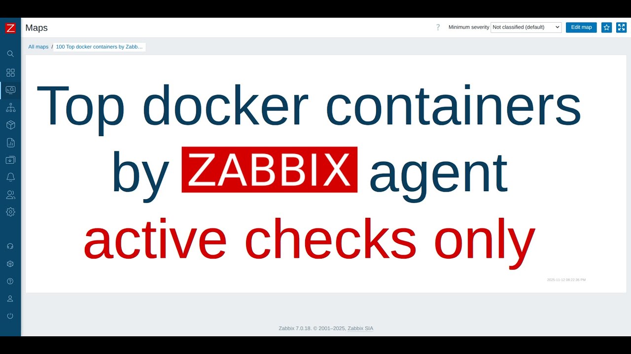 Top docker containers by Zabbix agent active checks only