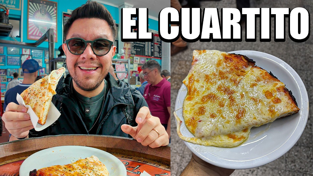 La PIZZERÍA que DEBERÍAS CONOCER si VISITAS BUENOS AIRES 🇦🇷 - EL CUARTITO 🍕