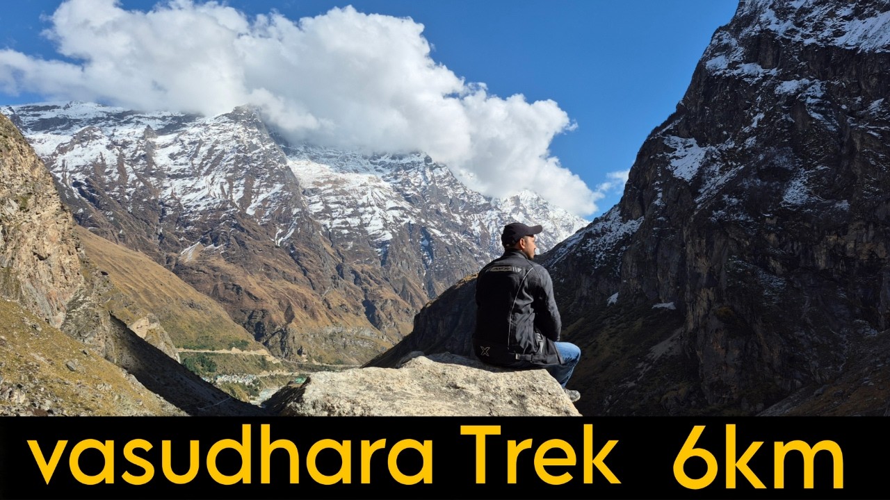 Vasudhara water fall ONLY PURE SOULS CAN TOUCH? | GATEWAY TO HEAVEN | Vasudhara Trek 6 km Badrinath