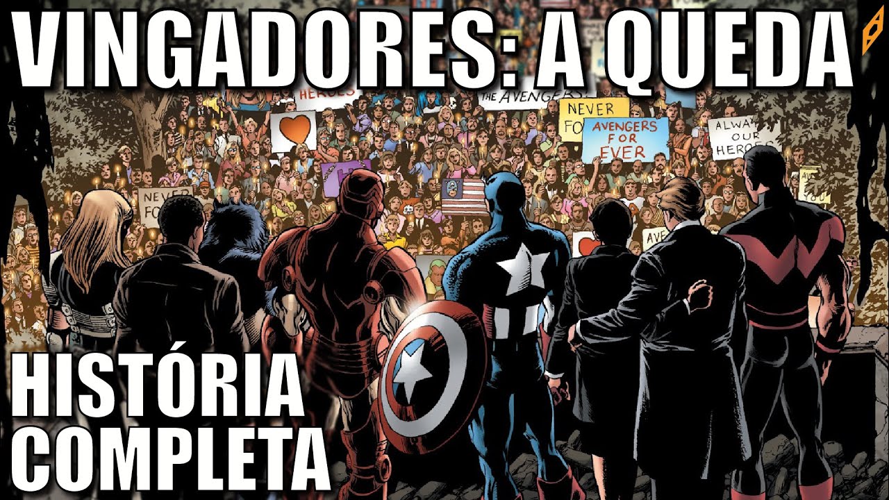 VINGADORES: A QUEDA | História COMPLETA do trágico FIM dos Vingadores nos quadrinhos!!