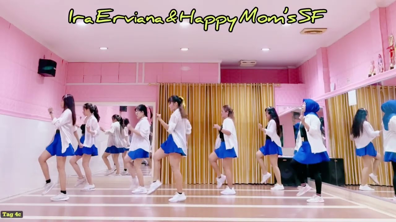 Langit masih biru - Line Dance | Choreo bu caecilia M.Fatruan (INA) High Beginner Leve