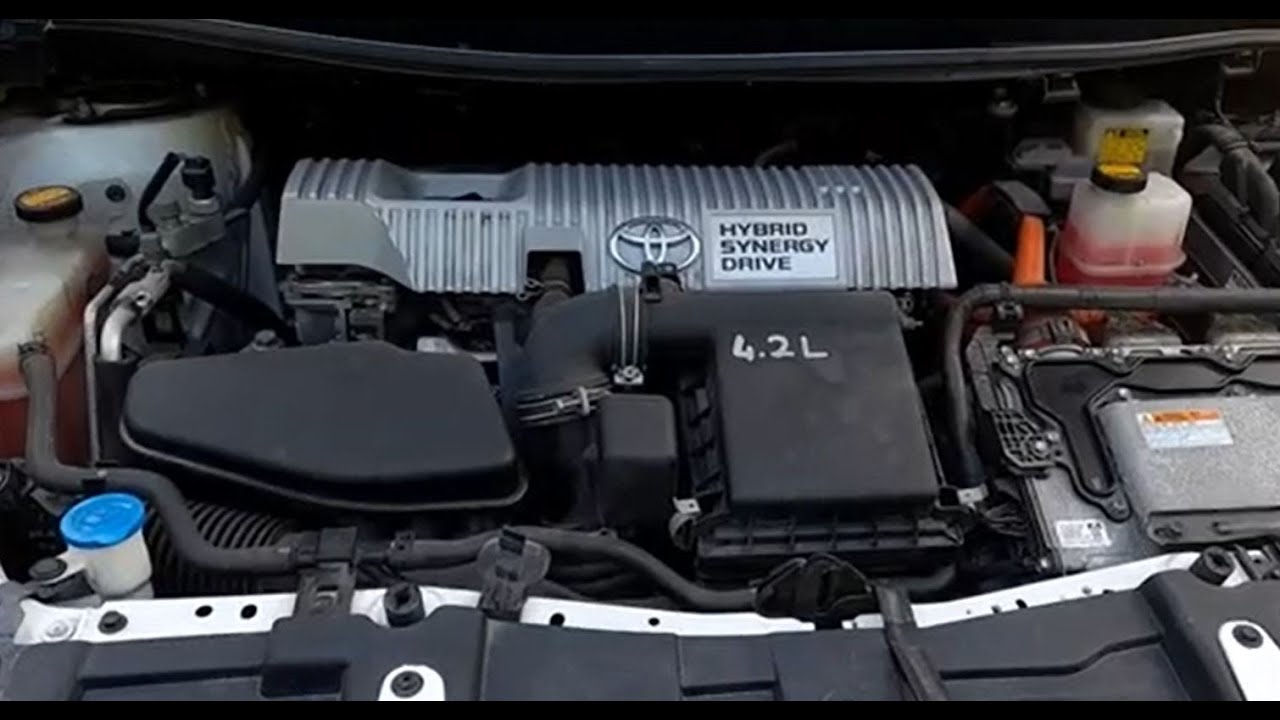 Toyota Auris Hibrid olajcsere szűrőcsere, gyertya ( oil + filter change )
