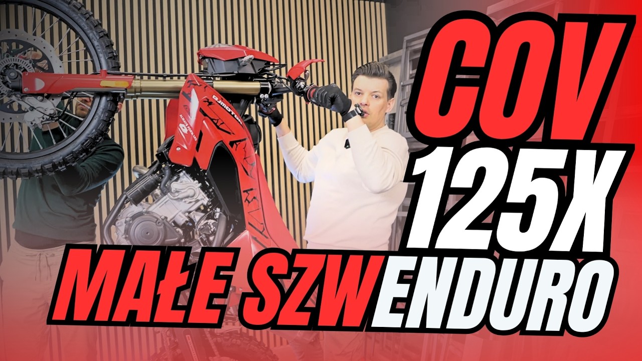 QJMotor COV125X | Odpakowujemy małe szwENDURO za 12 990 PLN