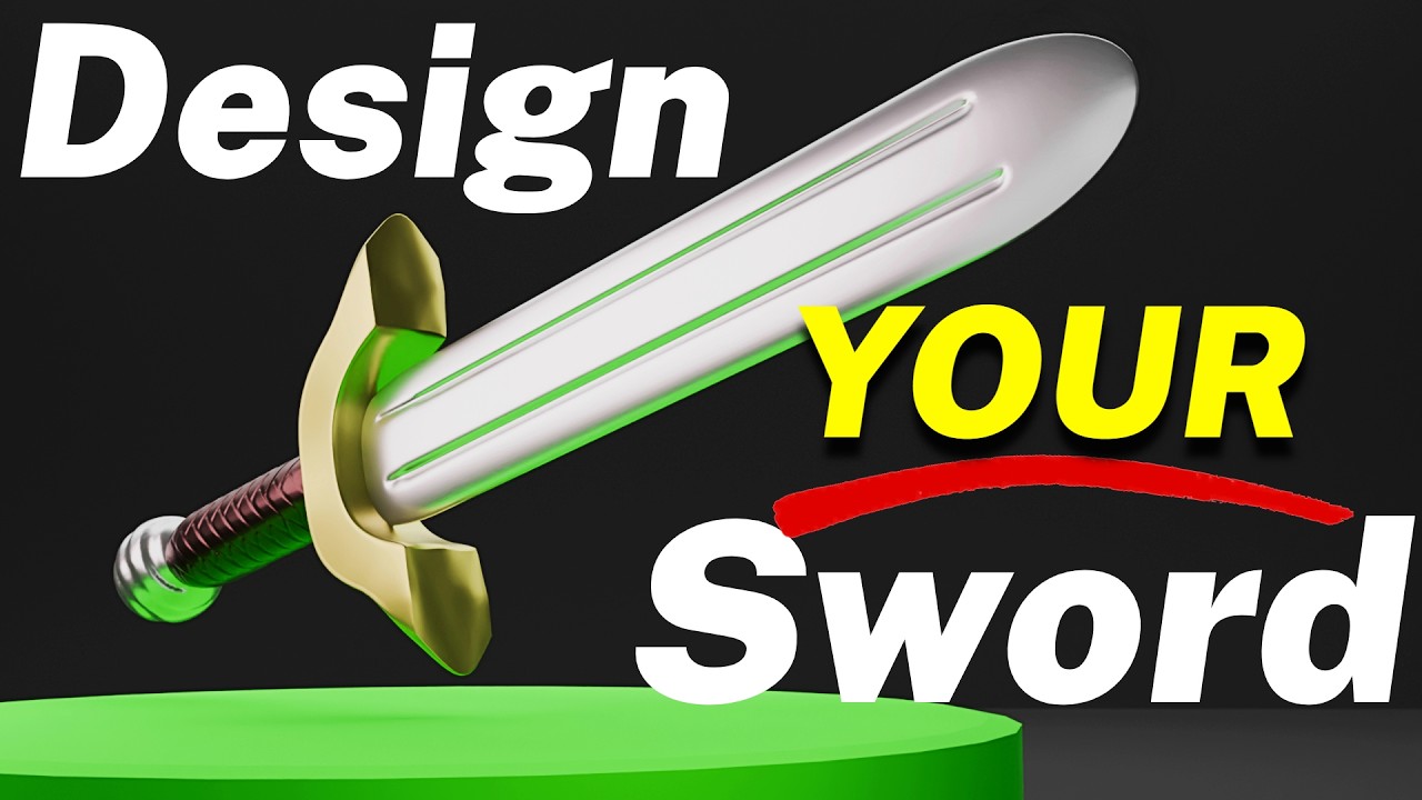 Make a 3D Printable Sword Model in Shapelab VR #vr