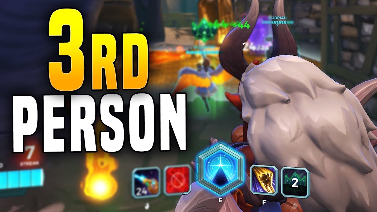 Playing Paladins In 3rd Person.