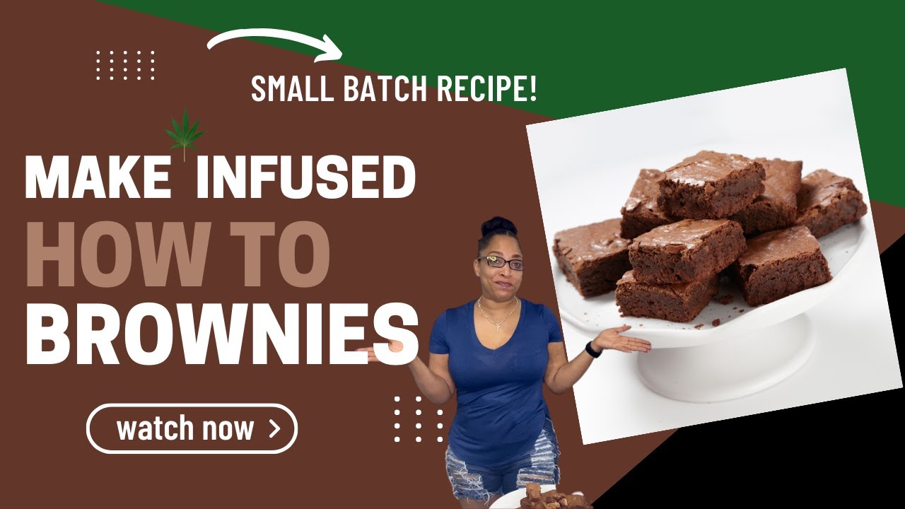 🍫🧈 Как быстро и просто приготовить домашние брауни с добавлением каннабиса! | Небольшая партия!