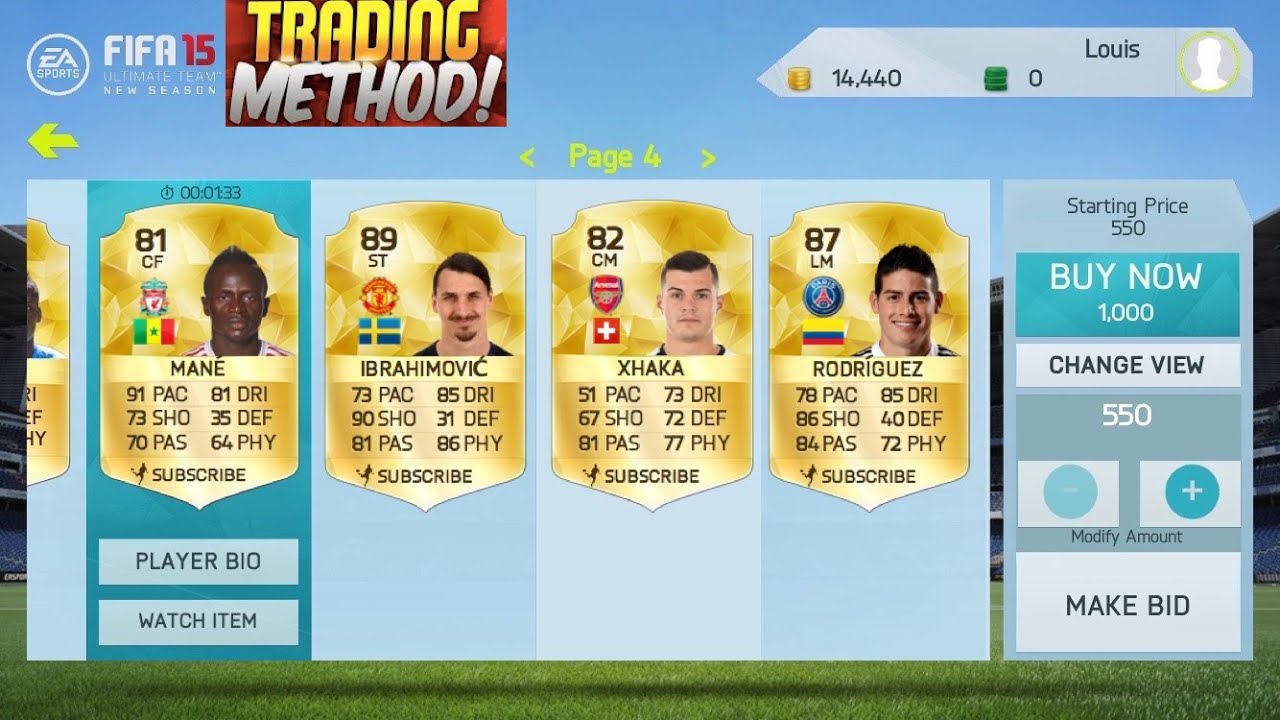 FIFA 15 IOS NEW SEASON INSANE TRADING METHOD (SNIPING+BIDDING)