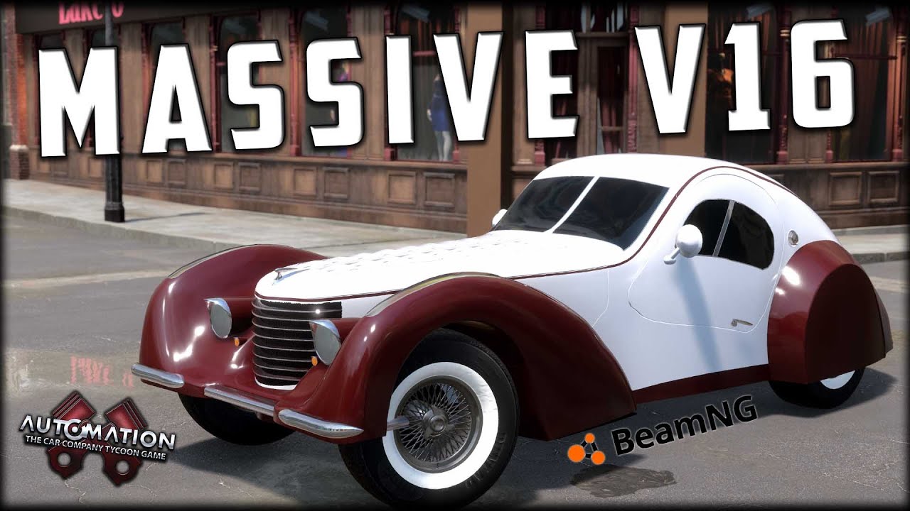 Создание самого роскошного автомобиля 1930-х годов?! Автоматизация - BeamNG