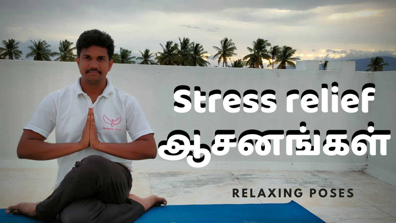 Asanas for stress relief |pranava yoga|