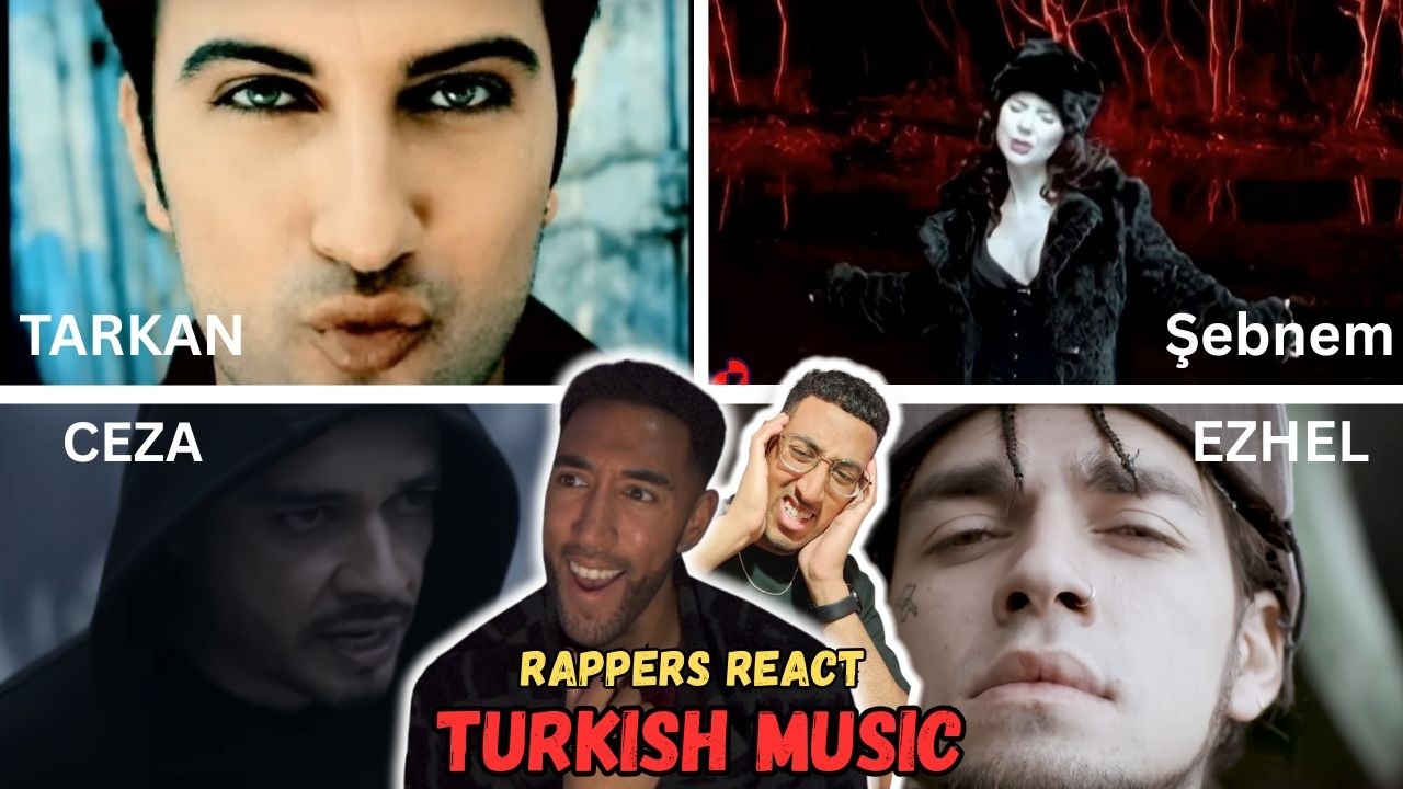 RAPPERS REACTS TO BEST TURKISH MUSIC (Tarkan, Ceza, Şebnem Ferah,  Ezhel)