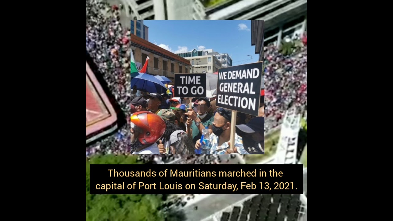 Mauritius Mass protest - call on the government to resign. | Port Louis | Boolell.