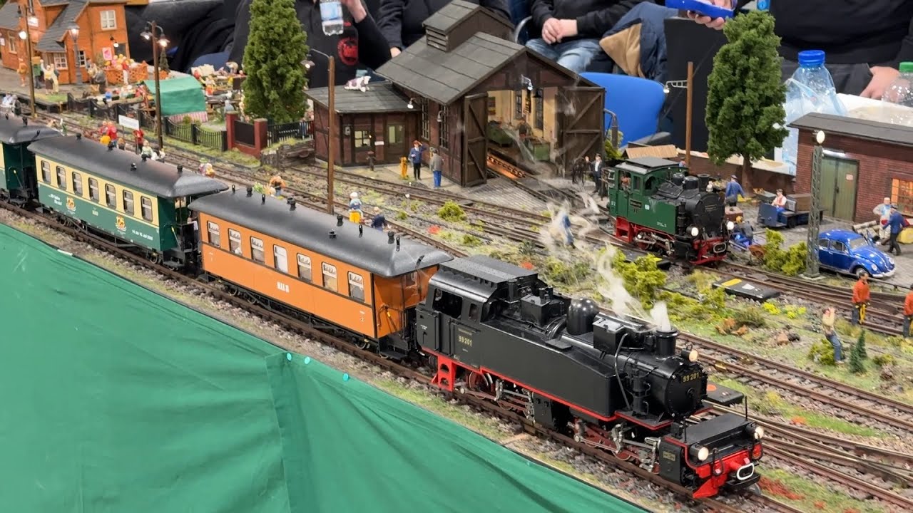 LGB G gauge model railroad shown at model railway fair Dresden 2025