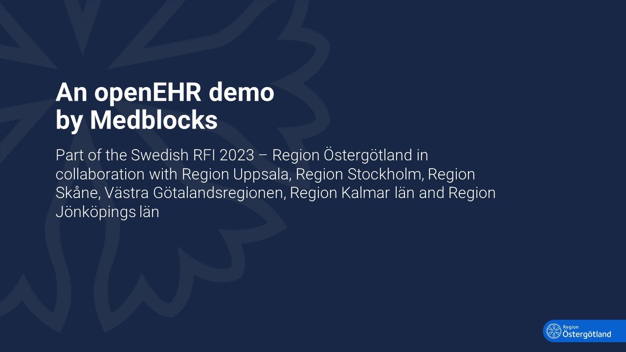 An openEHR RFI demo by Medblocks