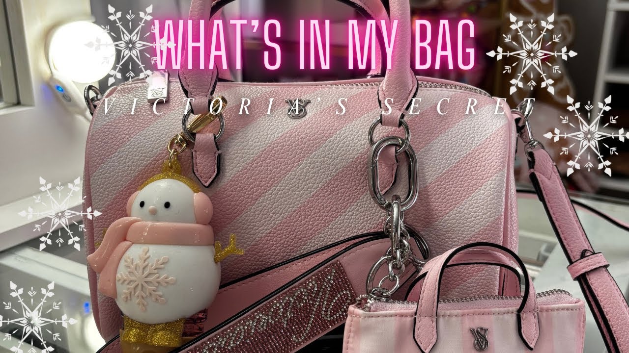 WHAT’S IN MY VICTORIA’S SECRET MINI DUFFLE BAG 🛍️  | PRETTY AND BLESSED LIFE ✨ 