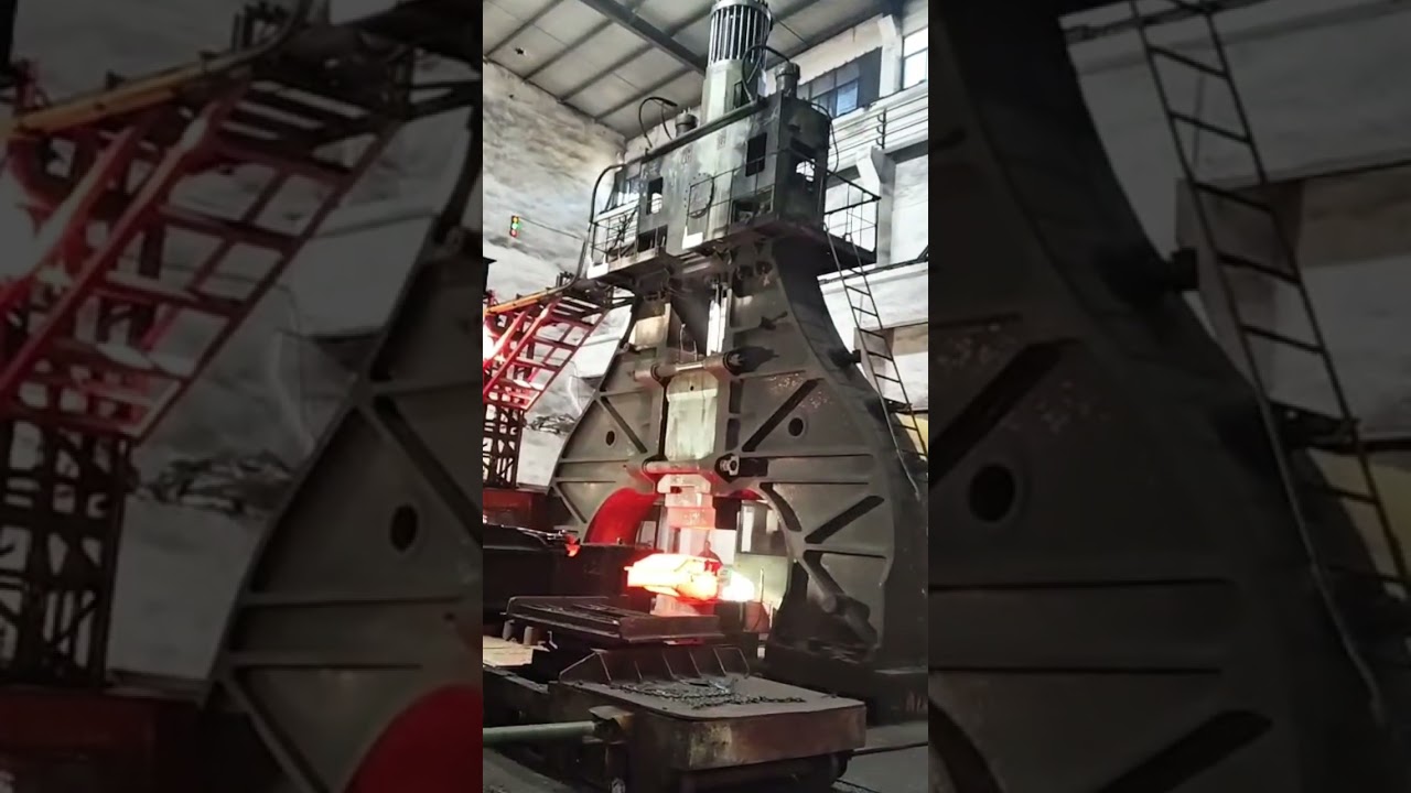 C66Y-420 Hydraulic Open Die Forging Hammer workshop forging#forginghammer #forging