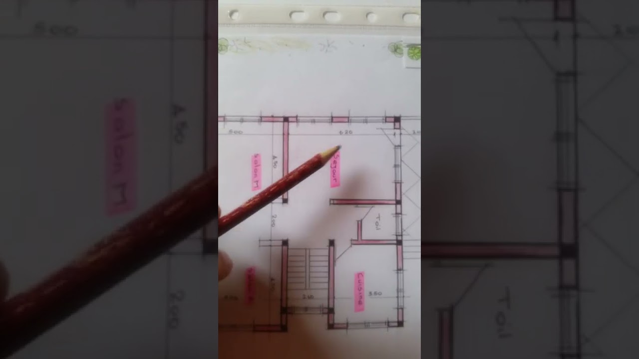 les plans et CUS d une villa individuelle