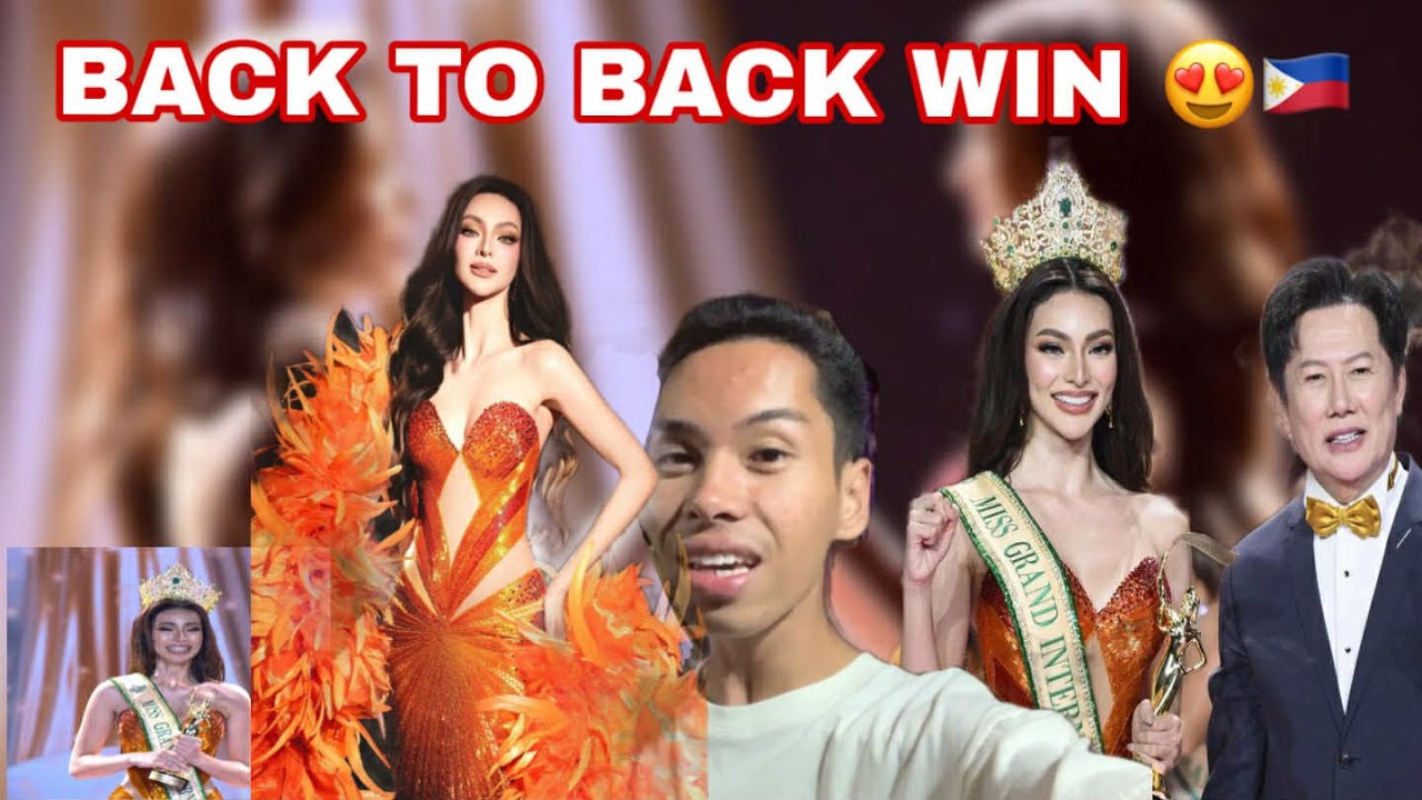 LIVE REACTION: MISS GRAND INTERNATIONAL 2025 | BACK TO BACK VICTORY FOR THE PHILIPPINES 😍🇵🇭