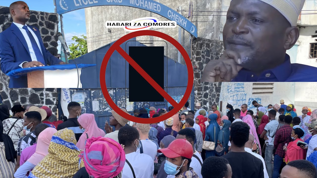 Bacar Mvoulana veut interdire le téléphone portable dans les écoles