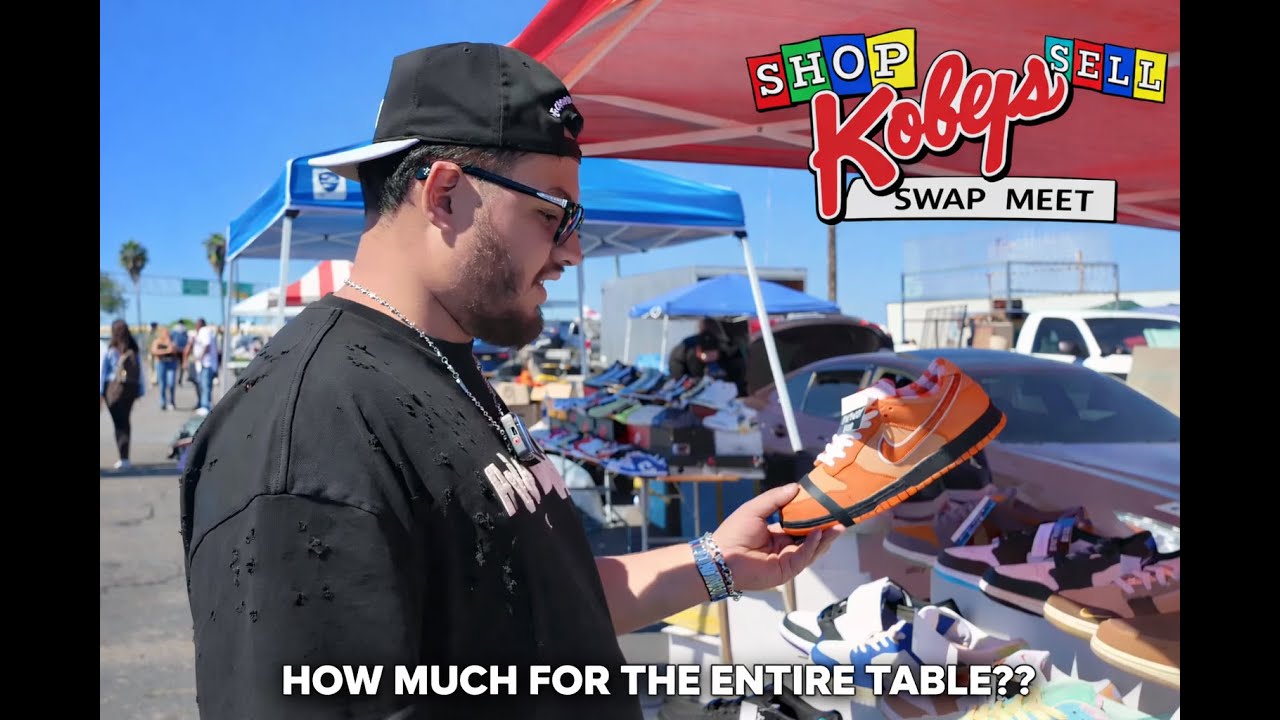 CASHING OUT SNEAKERS AT KOBEY'S SWAP MEET!