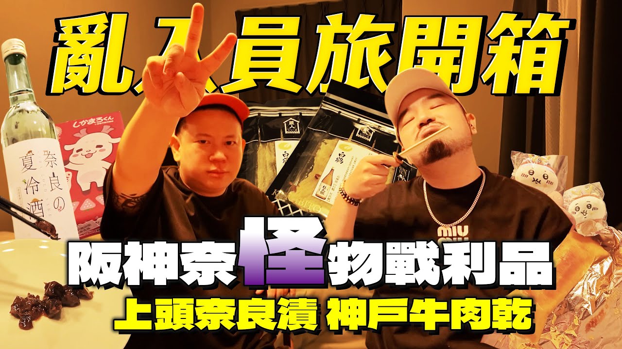 亂入恩熙俊員旅！開箱阪神奈亂買！低價超順清酒，一吃變臉奈良漬，奢侈神戶牛做肉乾 