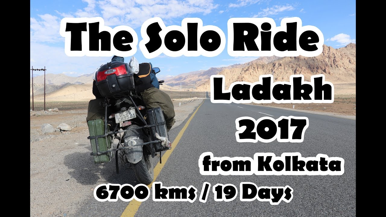 The Ladakh Solo Ride from Kolkata in 2017 | Trailer - 6700 kms on a Bajaj Pulsar 200NS