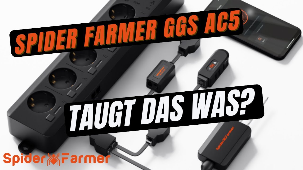 Die Steckdose die mitdenkt! Spider Farmer Grow Genius im Unboxing und Review🔌🌱