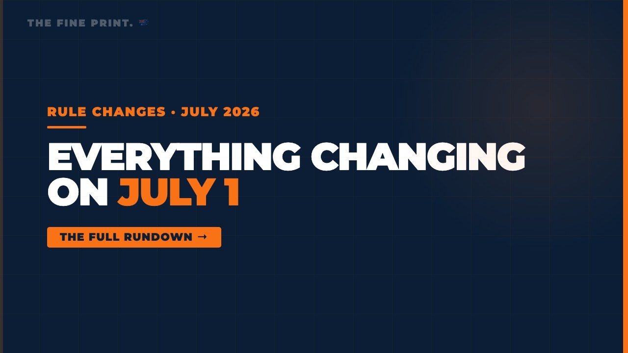 1 July 2026: The Complete Guide to Every Financial Change Hitting Australians This Week 🇦🇺