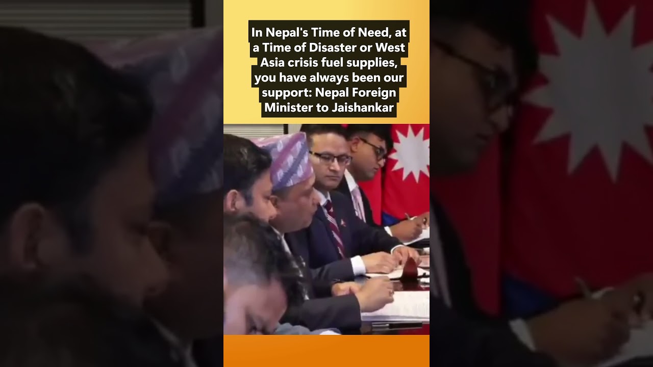 Nepal FM Thanks India for Support During Disasters and Fuel Crisis