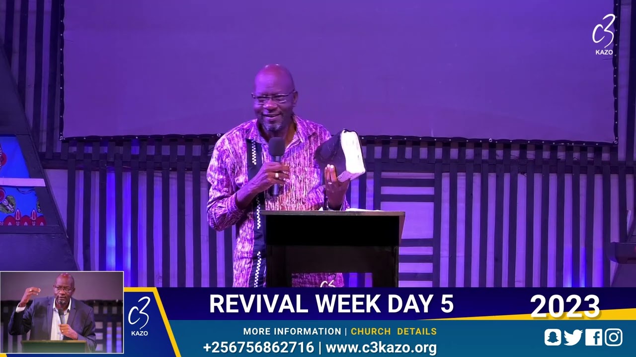 THE ADVANTAGE OF THE HOLY SPIRIT  BISHOP MICHEAL KYAZZE REVIVAL WEEK DAY 5 C3 KAZO