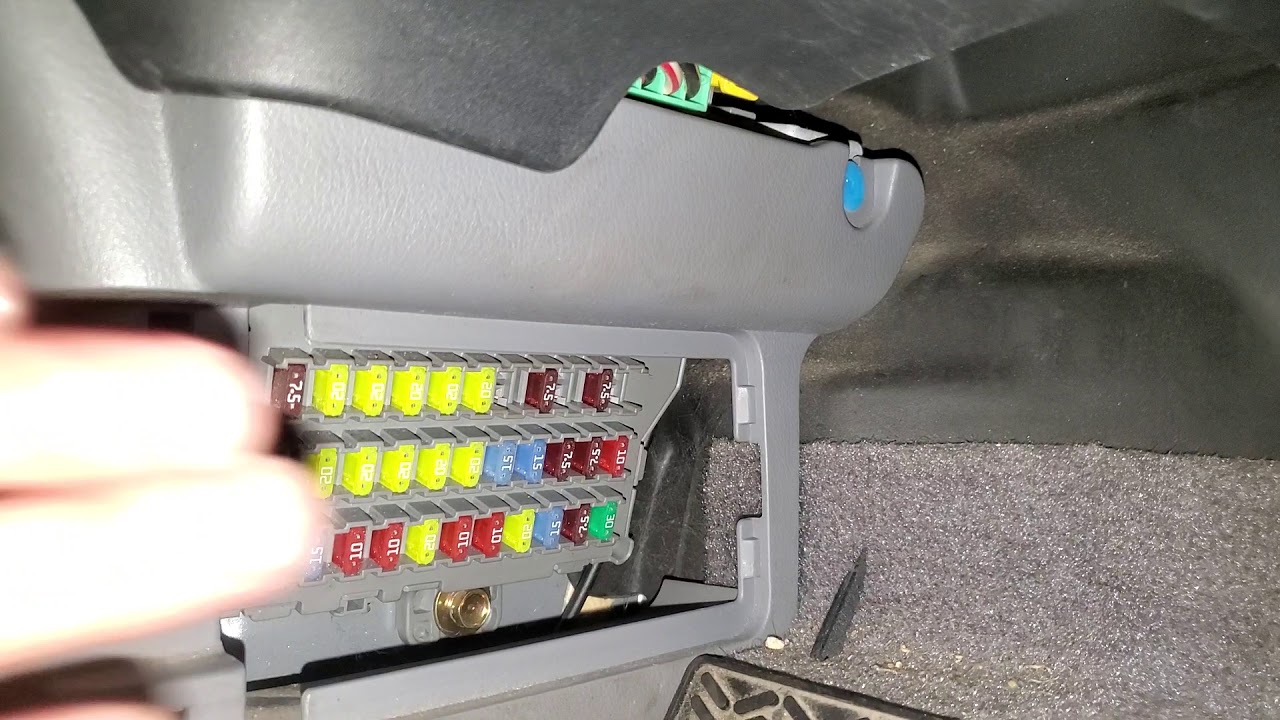 Acura TSX Power Outlet Fuse, Cigarette Lighter Fuse Location