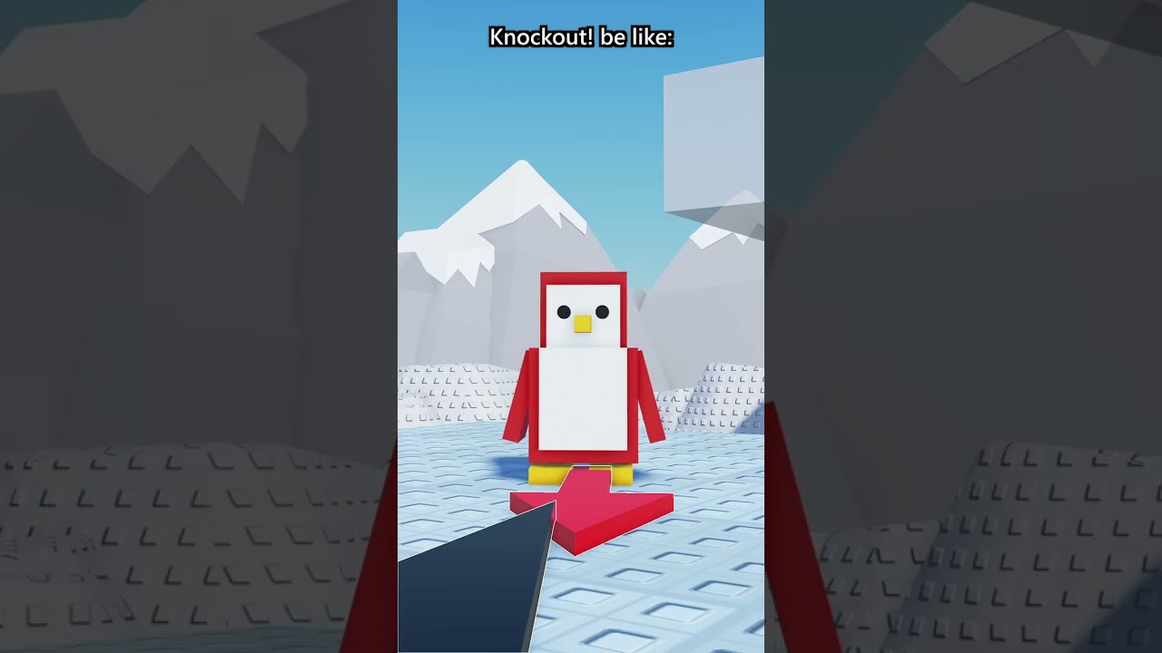 Knockout be like: #roblox #moonanimator #funny #knockout  #memes