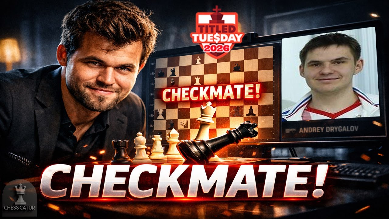 Magnus Carlsen vs Andrey Drygalov🔹Titled Tuesday - January 29, 2026