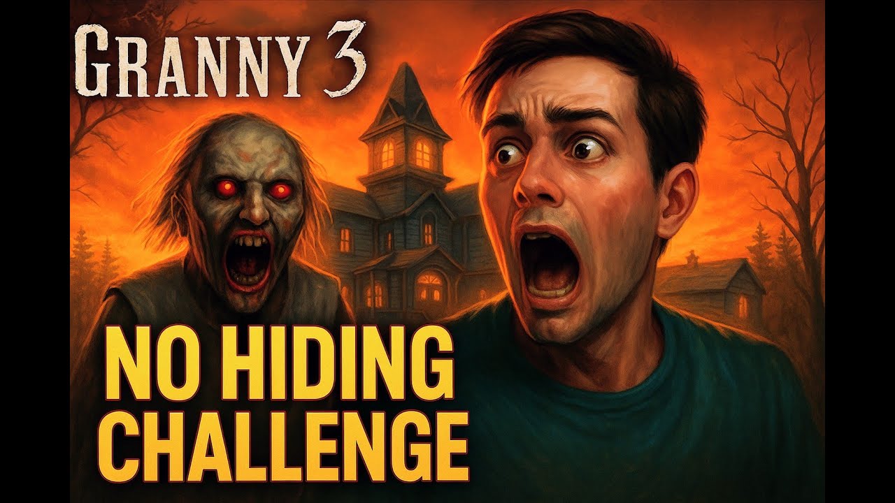Granny Chapter 3 &ndash; NO HIDING Challenge 😱💀 | Train Escape Attempt!