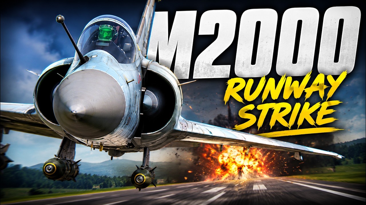 DCS M-2000 | Unleash the Power of Anti-Runway Bombs