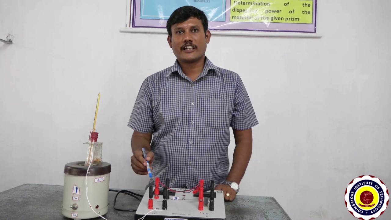 Determination of Band Gap Energy of Semiconductor -  Dr  P  SURESH