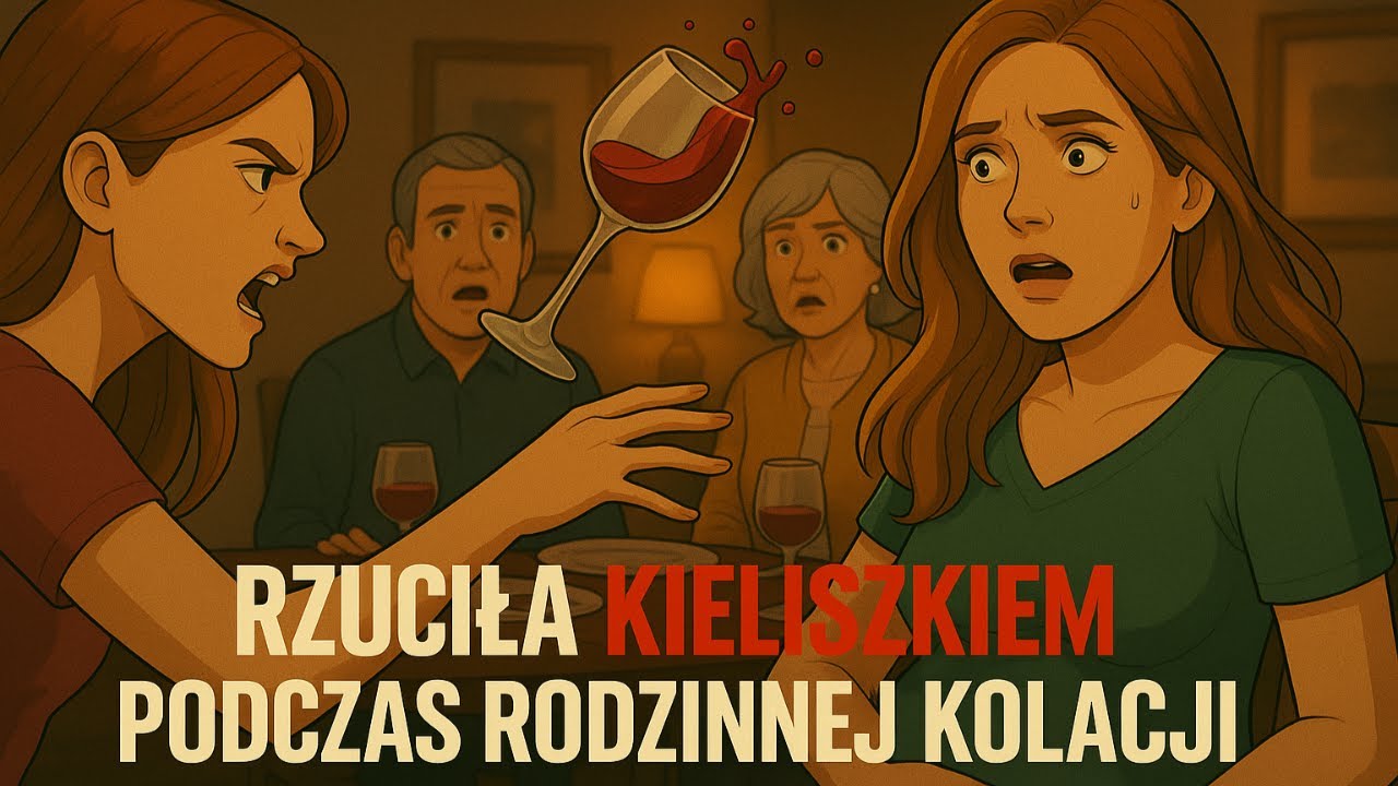 (PEŁNA HISTORIA) Rzuciła Kieliszkiem Podczas Rodzinnej Kolacji😱
