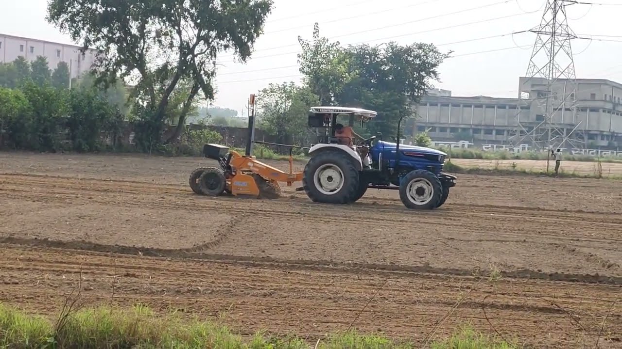 #farmtrac 6055 4x4#farming #kisan 