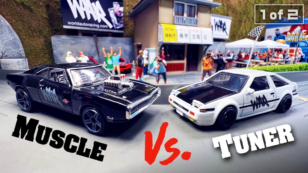 Турнир «Масл против Тюнера» (1 из 2) Diecast Racing American JDM Cars