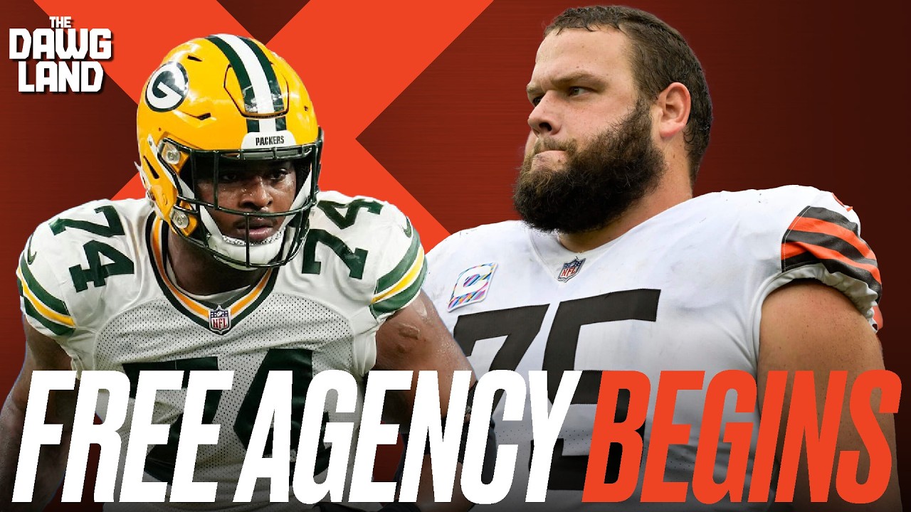 Browns Sign Elton Jenkins! Offensive Line Rebuild + Conklin Era Ends | Dawgland Podcast - S9E19